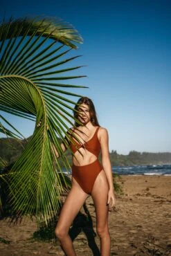 Chloe One Piece - Tiki 19 Chloe One Piece - Tiki -Coastal Tropic 240118 skatie brwn 3298 Edit