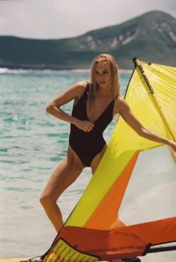 Carmen One Piece - Black -Coastal Tropic Amad554 00058