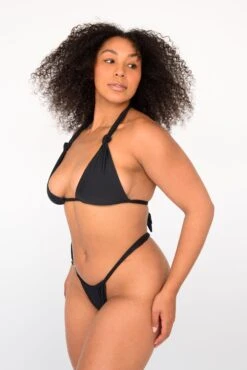 Bobbi Bottom Thick Band - Black -Coastal Tropic SKATIE BlackRe stockCURVE 100