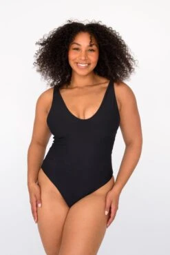 Amanda One Piece - Black 14 Amanda One Piece - Black -Coastal Tropic SKATIE BlackRe stockCURVE 15
