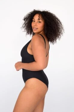 Amanda One Piece - Black 16 Amanda One Piece - Black -Coastal Tropic SKATIE BlackRe stockCURVE 16