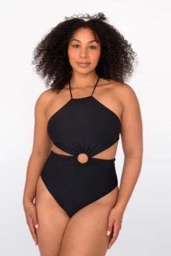 Shelby One Piece - Black 14 Shelby One Piece - Black -Coastal Tropic SKATIE BlackRe stockCURVE