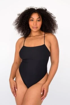 Resa One Piece - Black 16 Resa One Piece - Black -Coastal Tropic SKATIE BlackRe stockCURVE 28