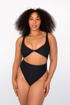 Chloe One Piece - Black -Coastal Tropic SKATIE BlackRe stockCURVE 6