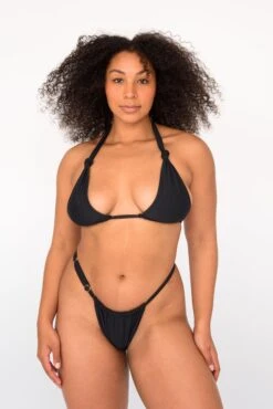 Bobbi Bottom Thick Band - Black -Coastal Tropic SKATIE BlackRe stockCURVE 97