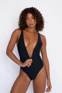 Carmen One Piece - Black -Coastal Tropic SKATIE Blackrestock 3