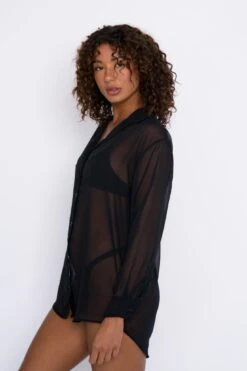 Lily Tunic Chiffon - Black 15 Lily Tunic Chiffon - Black -Coastal Tropic SKATIE Blackrestock 47