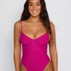 Rachel One Piece - Fuchsia 1 Rachel One Piece - Fuchsia -Coastal Tropic SKATIE Fuschia 2 pp
