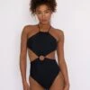 Shelby One Piece - Black -Coastal Tropic SKATIE black 32
