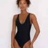 Amanda One Piece - Black -Coastal Tropic SKATIE black 53