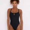 Nikki One Piece - Black -Coastal Tropic SKATIE black 73